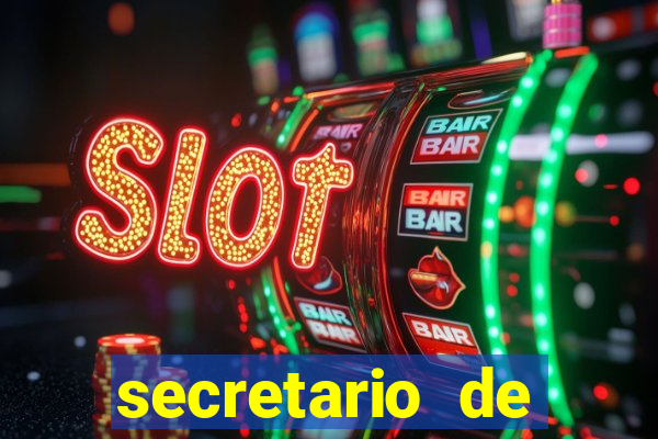 secretario de esporte salario